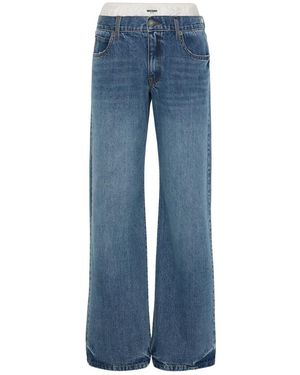 WRSTBHVR Wide Jeans - Blu