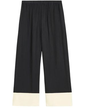 By Malene Birger Wide Trousers - Negro