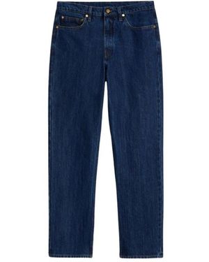 Jil Sander Rechte Jeans - Blauw