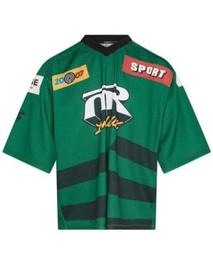 Martine Rose Hockey Mesh T-Shirt - Green