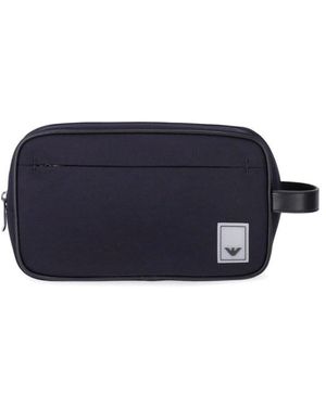 Emporio Armani Marine Reise Kulturbeutel Beauty Case - Blau