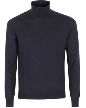 Tagliatore Rundhalsausschnitt Pullover - Blau