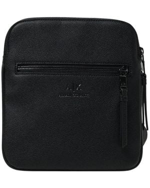 ARMANI EXCHANGE Cross Body Messenger - Black