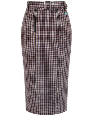Trussardi Geruite Midirok - Meerkleurig
