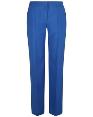 McQueen Straight Trousers - Blauw