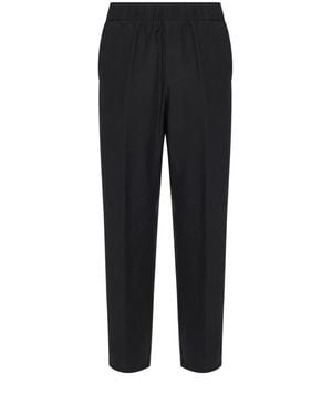 Costumein Straight Trousers - Black