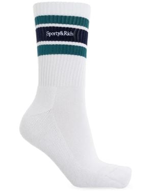 Sporty & Rich Socks - Blue