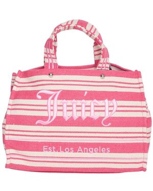 Juicy Couture Tassen ,Roze ,Roze Fantasie Handtas Met Afneembare Band