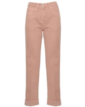 Peserico Rechte Jeans - Roze