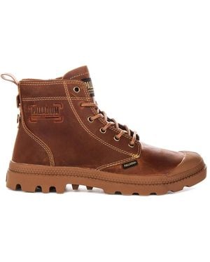 Palladium Lace-Up Boots - Brown
