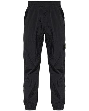 Stone Island Logo Broeken - Zwart