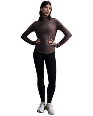 Nike Swift High-Waisted 7/8 Hardlooplegging Met Zakken - Zwart
