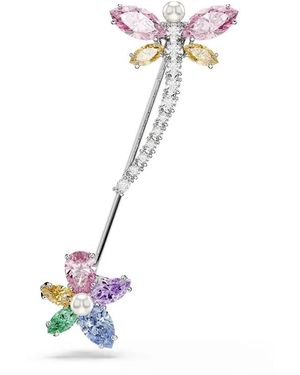 Swarovski Dragonfly Brooch - Wit