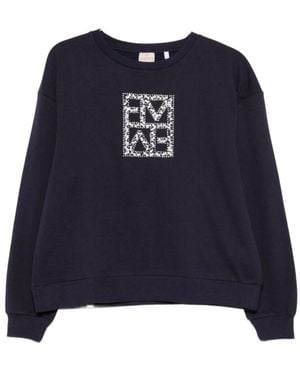 Marella Decorated Sweatshirt - Blauw