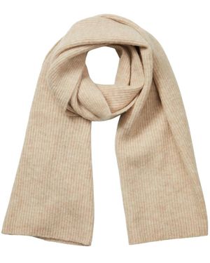 SELECTED Birch Strickschal - Natur