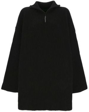 Balenciaga Long Knitwear - Black