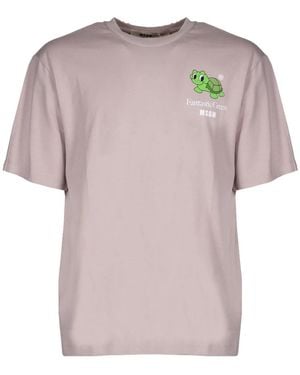 MSGM T-Shirts - Morado