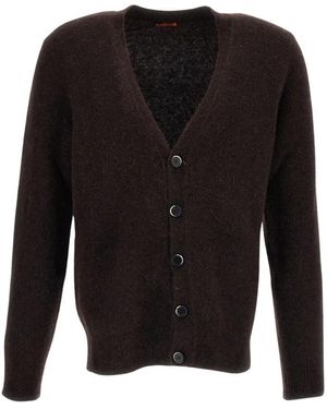 Barena Klassischer V-Ausschnitt Cardigan - Schwarz