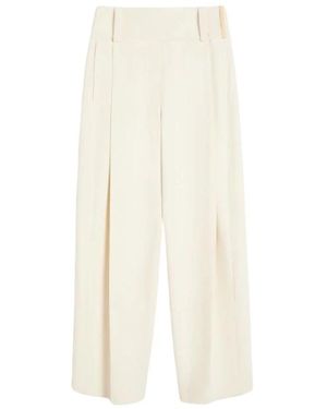 Sportmax Wide Trousers - Blanco