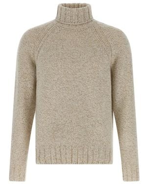 ZEGNA Cashmere Knitwear - Gris