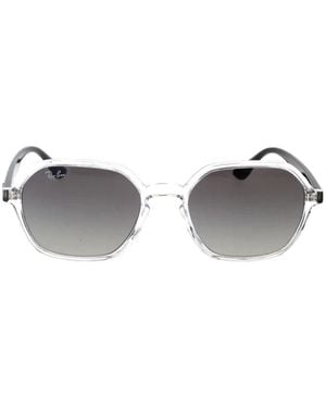 Ray-Ban Geometrische Zonnebril, Rockstijl, Diverse Kleuren - Grijs