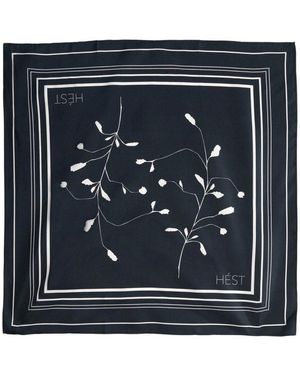 Hèst Silky Scarves - Blue