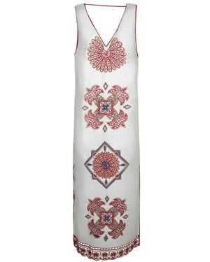 FARM Rio Midi Dresses - Wit