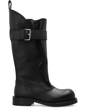IRO Schoenen ,Zwart ,Leer Riff Leren Biker Boots