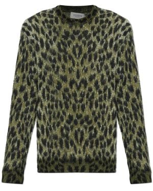 Laneus Pullover Mit Tiermotiv - Grün