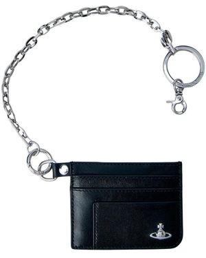 Vivienne Westwood Flat Chain Card Holder - Blau