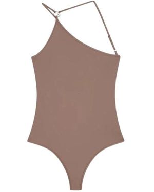 Coperni Tops ,Bruin ,Tweed Maillot