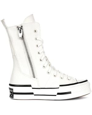 Converse Lace-Up Boots - White