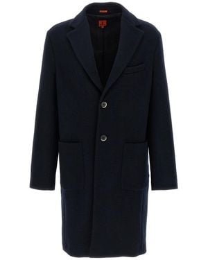 Barena Single-Breasted Coats - Blue