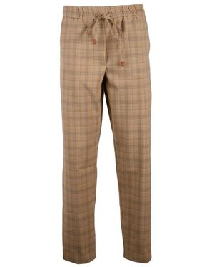 Marella Straight Trousers - Natural