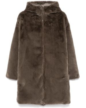 Save The Duck Faux Fur & Shearling Jackets - Brown