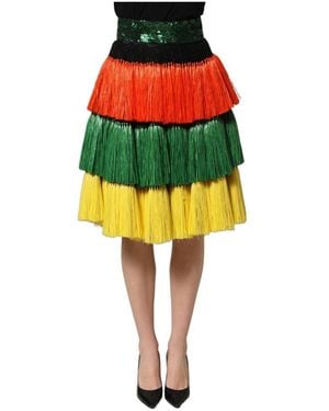 Dolce & Gabbana Midi Skirts - Yellow
