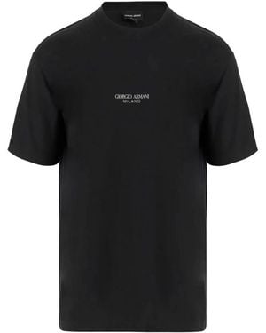 Giorgio Armani T-Shirts - Negro