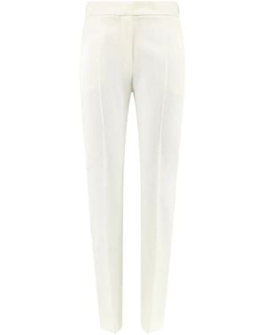 Max Mara Slim-Fit Broeken - Wit