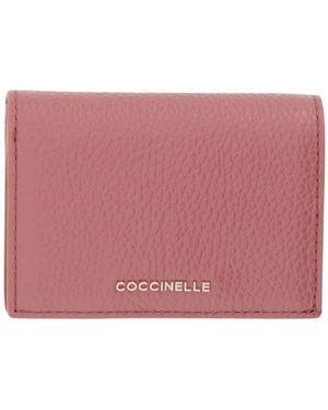 Coccinelle Gefaltete Geldbörse - Pink