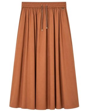 Herno Midi Skirts - Bruin