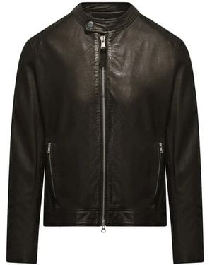 Bomboogie Leather Jackets - Black