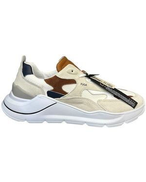 Date Pelle Sneaker - Mettallic