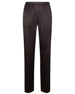 Antonelli Broeken ,Zwart ,Satijn Rapolano Broek - Blauw
