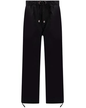 Versace Straight Trousers - Black