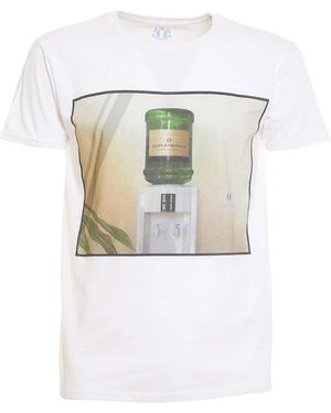 Equipe 55 Tops ,Wit ,Katoen Elite 55 Wit Katoenen T-Shirt Met Print