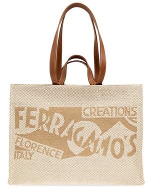 Ferragamo Tote Bags - Metálico