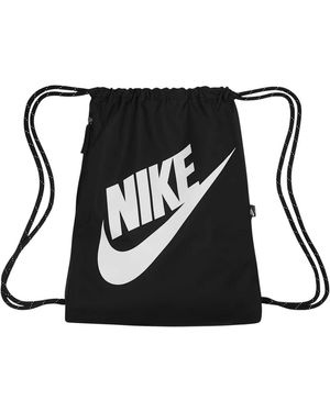 Nike Heritage Drawstring Bag - Zwart