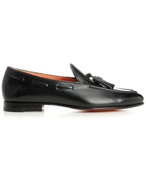 Santoni Sailor Shoes - Black