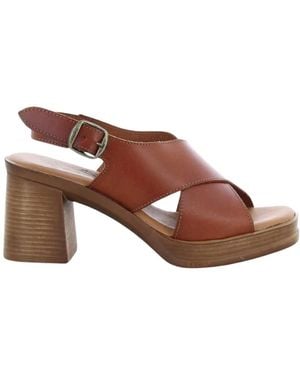 Hee 26542 High L Sandalen - Braun
