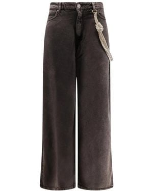 Pinko Wide Jeans - Brown